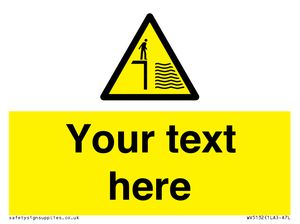 Custom Deep Water Sign